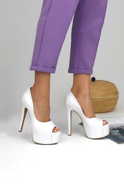 Kadın İnce Yüksek Topuklu Platform Ayakkabı Chico 