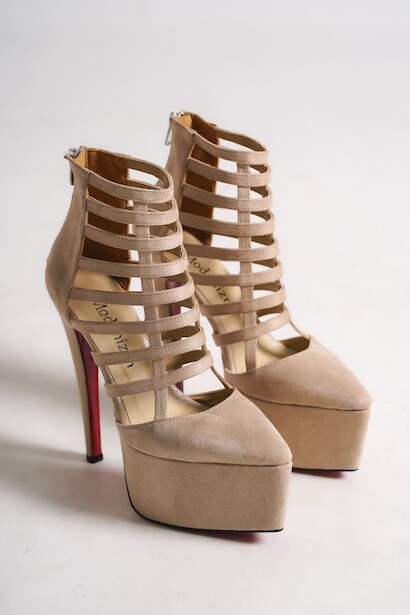 Kadın Platform Özel Tasarım Topuklu Platform Kadın Ayakkabı Comfort 