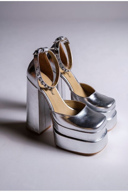 Kadın Çift Platform Tasarım Ayakkabı Figoc