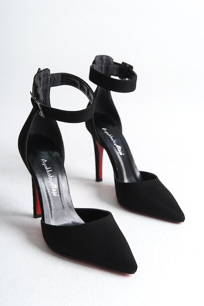 Kadın Sivri Burun İnce Topuklu Ayakkabı Sage 