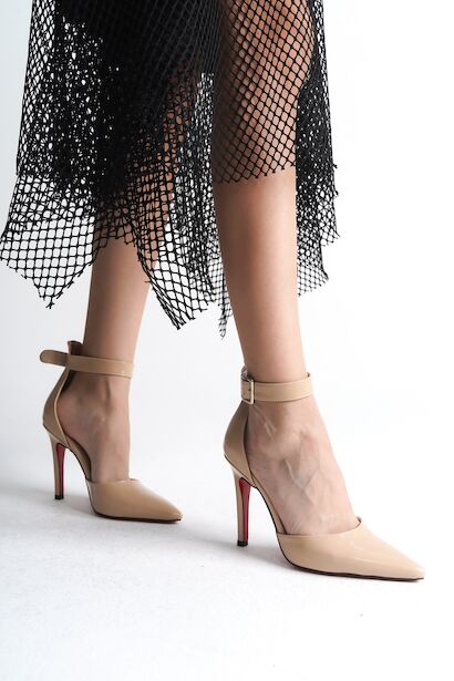 Kadın Sivri Burun İnce Topuklu Ayakkabı Sage 