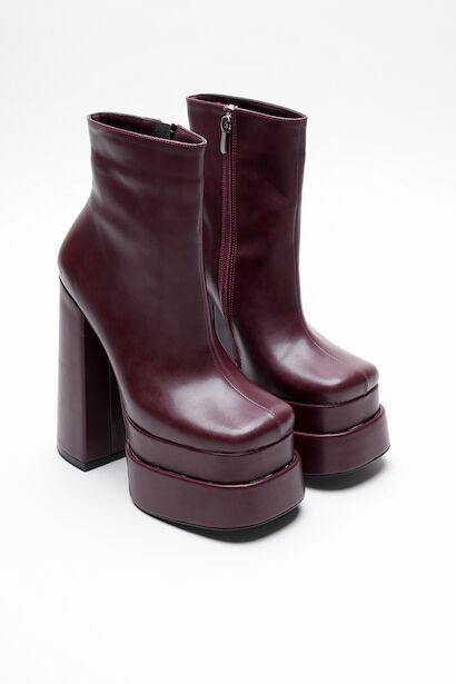 Kadın Çift Platform Kalın Topuk Bot Vega 