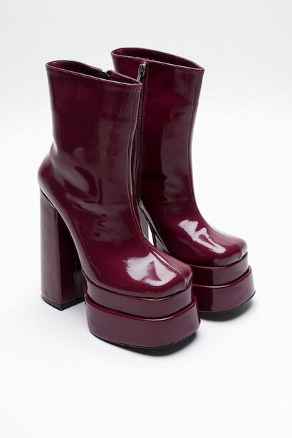 Kadın Çift Platform Kalın Topuk Bot Vega 