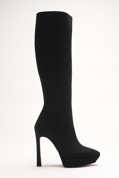 Kadın Tasarım Platform Yüksek Topuklu Çizme Carcie 