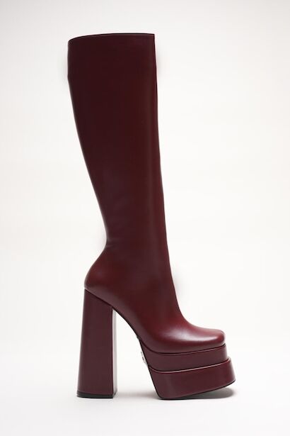 Kadın Çift Platform Kalın Topuk Çizme Penny 