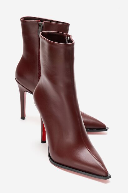 Kadın Tasarım Taban Bilek Boy İnce Topuklu Bot Yanni 