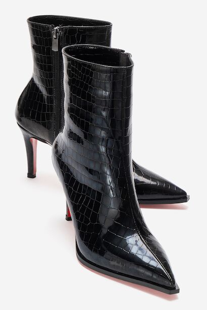 Kadın Bilek Boy Kısa İnce Topuklu Bot Torina 