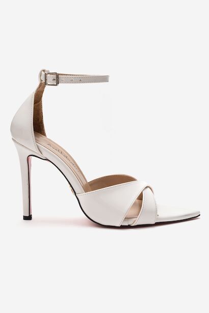 Kadın Çapraz Bantlı Bilekten Bağlamalı Stiletto Topuklu Ayakkabı Sorie 