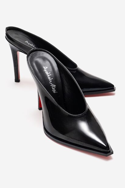 Kadın Özel Tasarım İnce Topuklu Terlik Kobe 